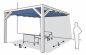 Preview: Nesling Schatten-Pergola Wandmodell A 300x400