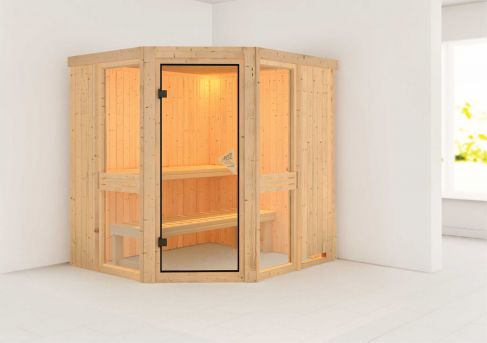 Karibu Systemsauna Amelia 1 | 196x170 cm | Wandstärke 68mm