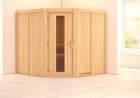 Karibu Systemsauna Jarin 196x196 cm | Wandstärke 68mm