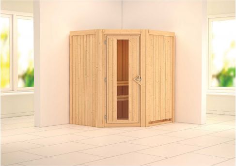 Karibu Systemsauna Taurin 170x151 cm | Wandstärke 68mm