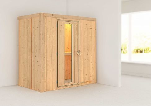 Karibu Systemsauna Variado 196x118 cm | Wandstärke 68mm