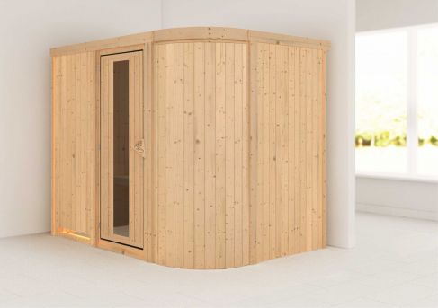 Karibu Systemsauna Titania 4 |  231x170 cm | Wandstärke 68mm