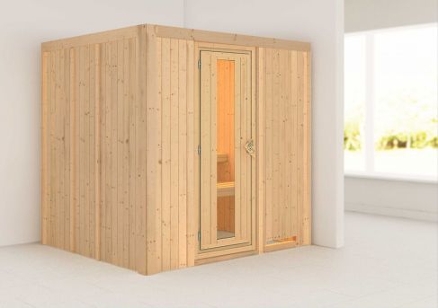 Karibu Systemsauna Daria | 196 x170 cm | Wandstärke 68mm