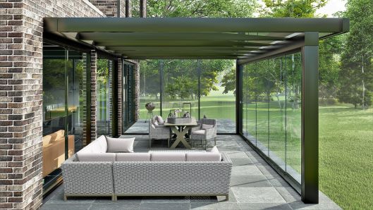 CUBUSLINE | Terrassenüberdachung | Grösse 5000x4500mm