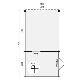 Grundriss gartenhaus-gunnar-44mm-300x400+425cm
