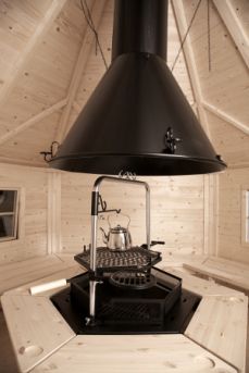Grillkota Exklusiv 10qm, erhöhte Bauform
