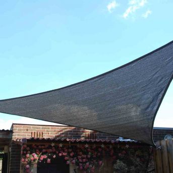 Nesling Coolfit Sonnensegel 3-Eck 500x500x500 cm Grau
