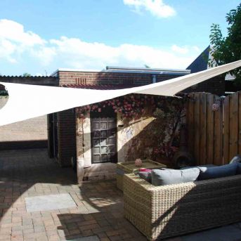 Nesling Coolfit Sonnensegel Rechteck 300x400 cm Altweiss