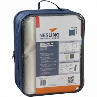 Nesling Dreamsail Sonnensegel Quadrat Creme 400x400x400x400 cm Wasserdicht