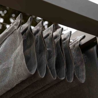 Nesling Coolfit Faltsonnensegel 370x370 cm Grau