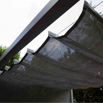 Nesling Coolfit Faltsonnensegel 200x500 cm Grau