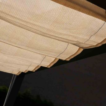 Nesling Coolfit Faltsonnensegel 370x500 cm Sand