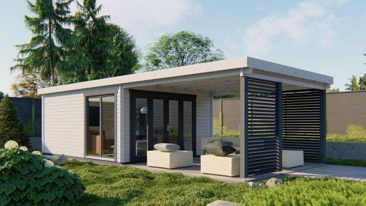 Inspiration Gartenhaus Casper 58mm 400x900cm