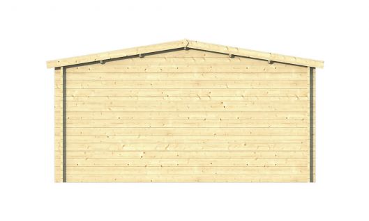 Ansicht Linke Seite Gartenhaus Dianne 40mm 578x450cm