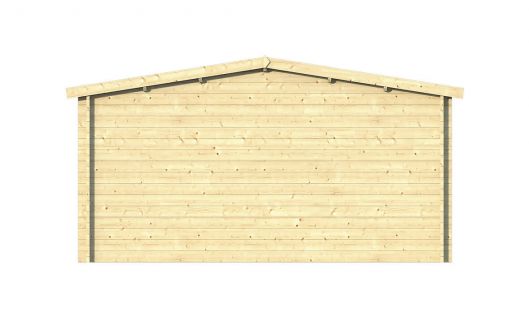 Ansicht Rechte Seite Gartenhaus Dianne 40mm 578x450cm