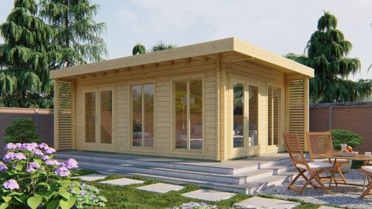 Gartenhaus Hildegard 44mm 670 x 480cm