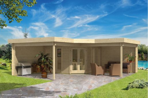 Gartenhaus Jutka 44mm 678x3678cm