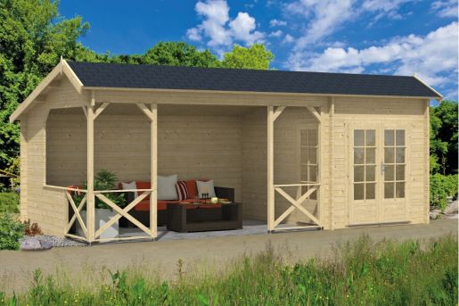 Gartenhaus Kukka 40mm 700x350cm