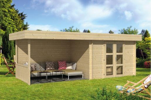 Gartenhaus Maja 28mm 640x240cm