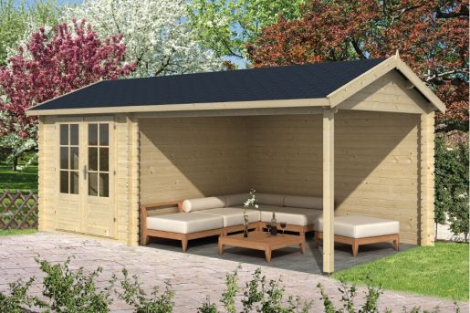 Gartenhaus Ove 28mm 590x300cm