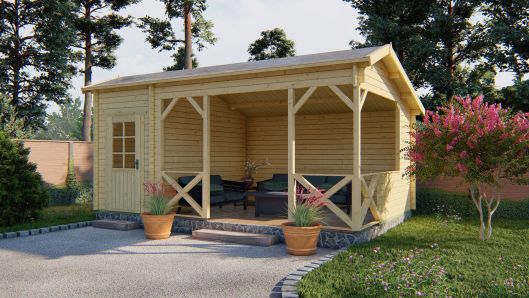 Gartenhaus Selma 40mm 578x350cm