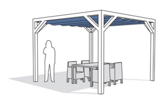Nesling Schatten-Pergola freistehend 300x300