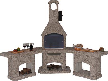 Grill/Aussenküche Nova Quatro Braun