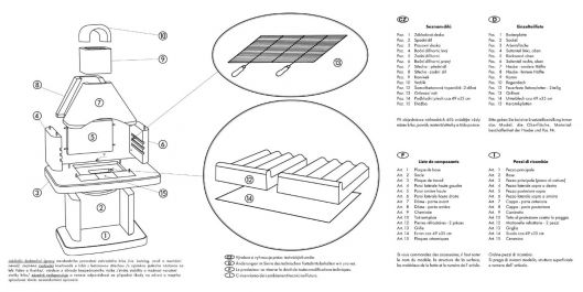 Grillkamin Siesta weiss