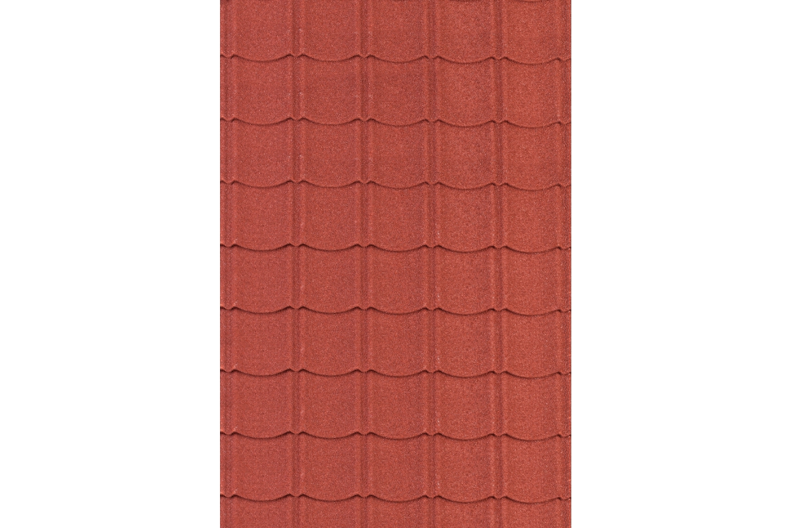 Aquadachziegel-Platten / Rot