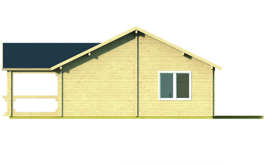 Wochenendhaus Finn 92mm 1040x978cm