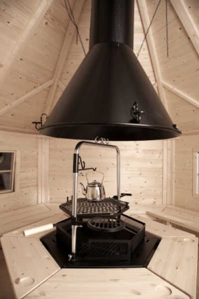Grillkota Exklusiv 10qm, erhöhte Bauform