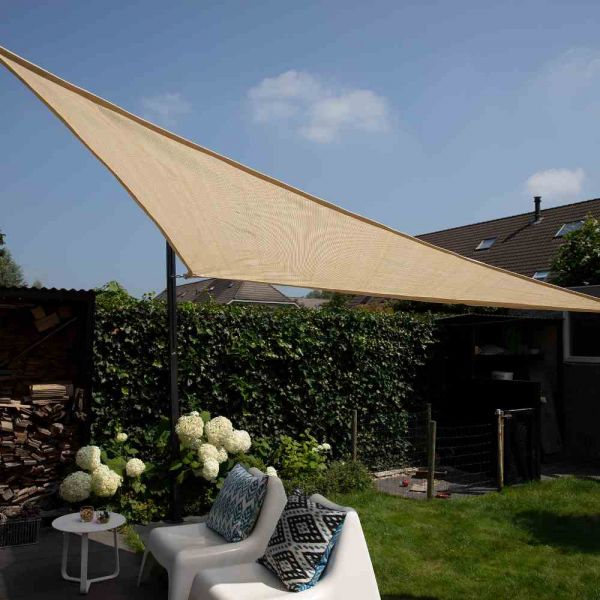 Nesling Coolfit Sonnensegel 3-Eck 360x360x360 cm Sand