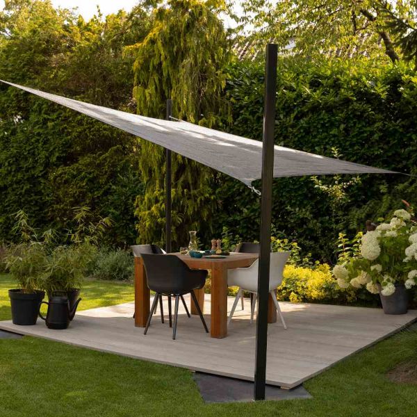 Nesling Coolfit Sonnensegel Quadrat 500x500x500x500 cm Grau