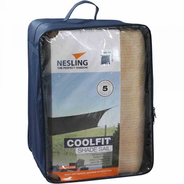 Nesling Coolfit Sonnensegel Quadrat 500x500x500x500 cm Sand