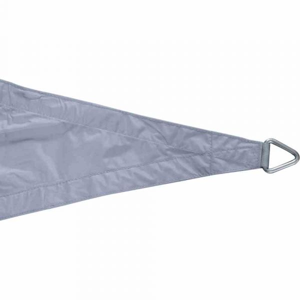 Nesling Dreamsail Sonnensegel 3-Eck Grau 500x500x500 cm Wasserdicht