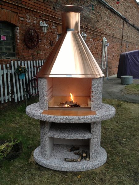 Grillkamin Duna Kupfer