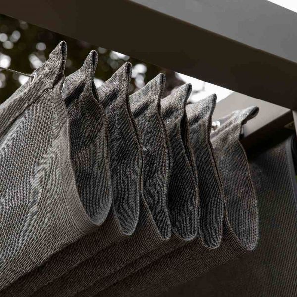 Nesling Coolfit Faltsonnensegel 370x370 cm Grau