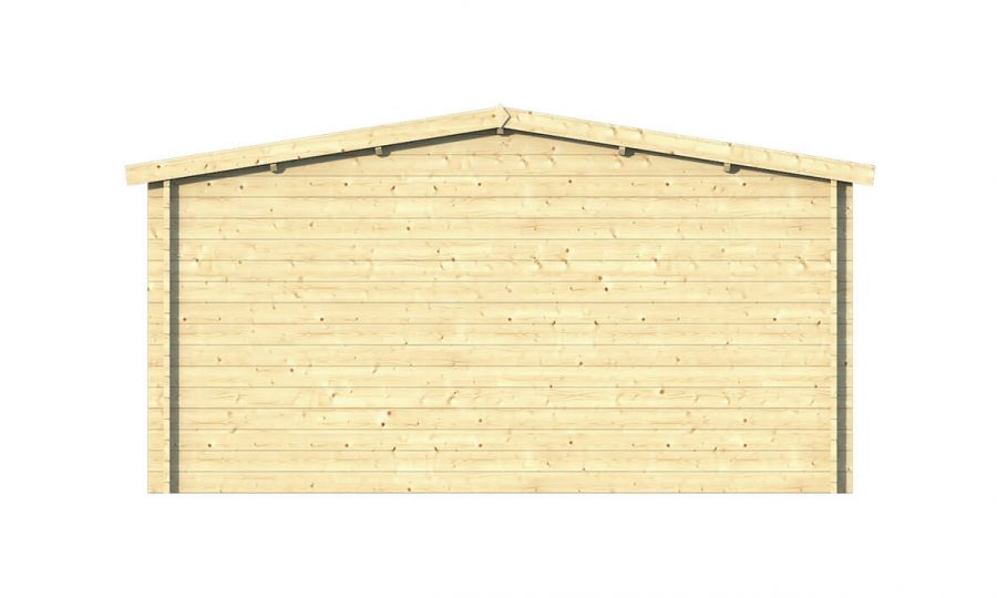 Ansicht Linke Seite Gartenhaus Dianne 40mm 578x450cm