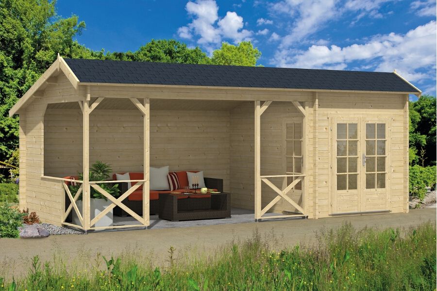 Gartenhaus Kukka 40mm 700x350cm
