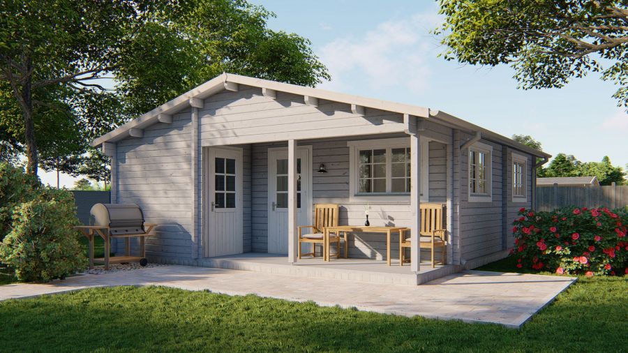 Inspiration Gartenhaus Wochenendhaus Ardee 70mm 817x700cm