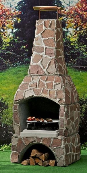 Grillkamin Landau Porphyr