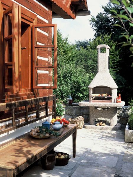 Grillkamin Nova Braun