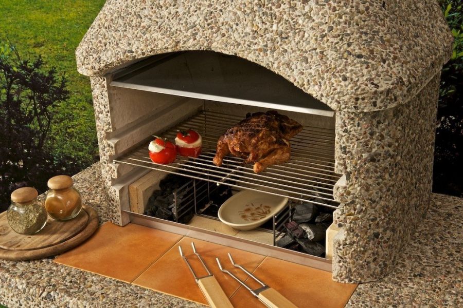 Grill/Aussenküche Nova Quatro Braun