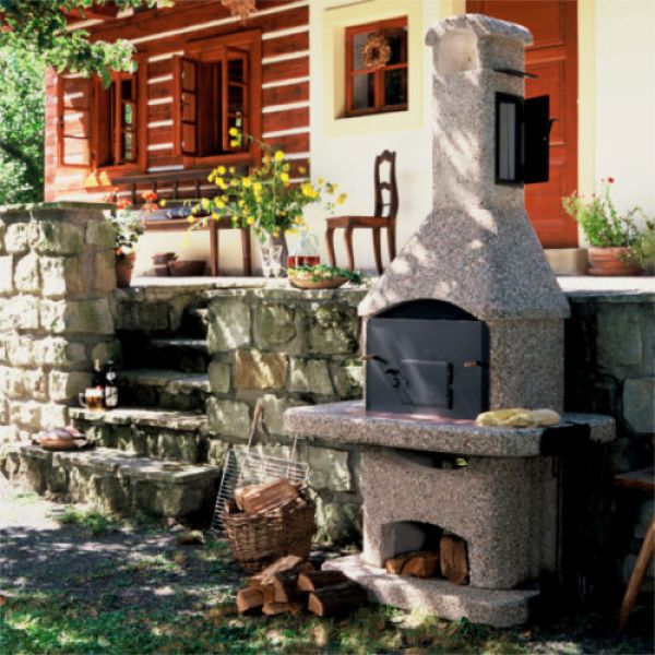 Grillkamin Nova Quatro Braun