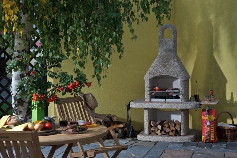 Grillkamin Siesta braun