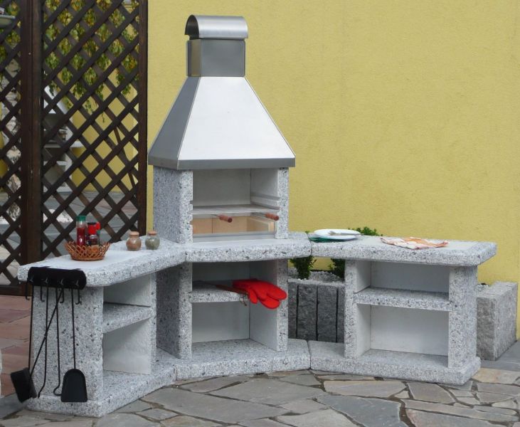 Grill/Aussenküche Toskana Edelstahl